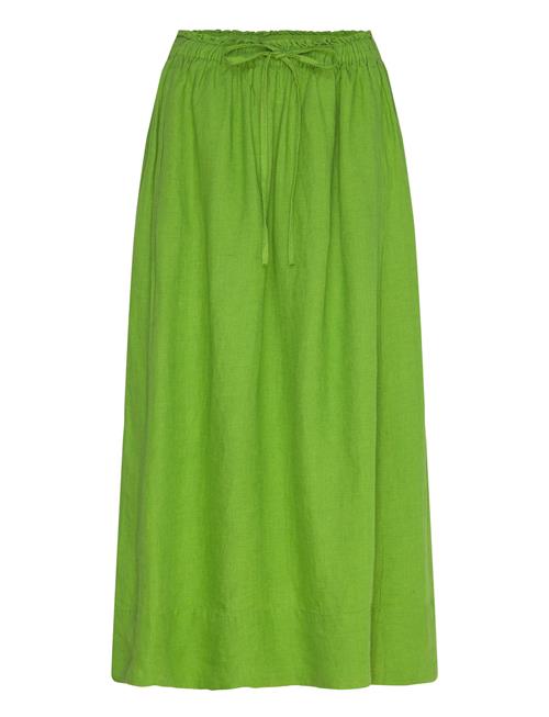 Selected | Slflinna Mw Midi Linen Skirt B | 38