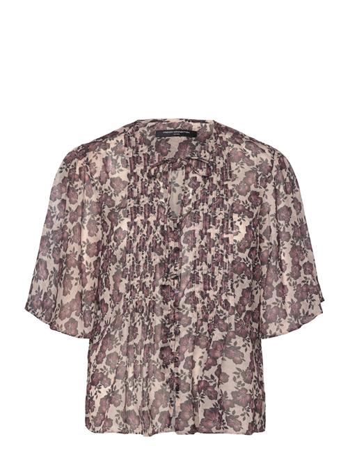 French Connection | Elyse Hallie Crinkle Ss Top | 36