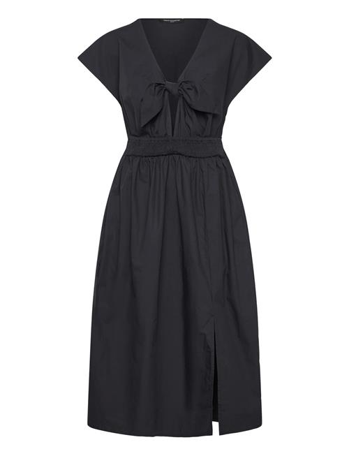 French Connection | Barletta Poplin Tie Midi Dress | L