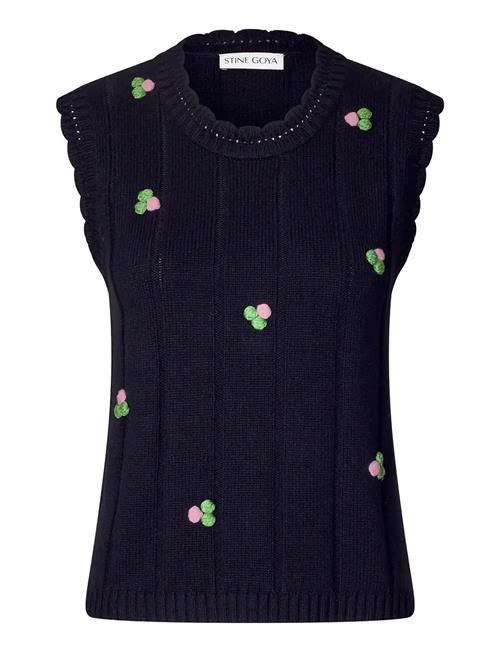 STINE GOYA | 2359 Midweight Wool, Bubble Knit Ve | XS