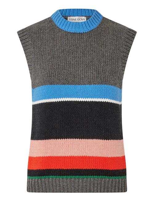 STINE GOYA | 2421 Chunky Cotton Wool, Crewneck V | S