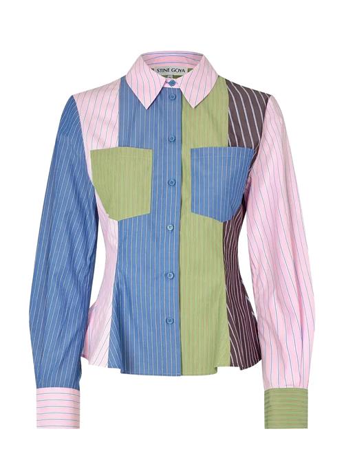 STINE GOYA | 2405 Multi-Stripe Shirting, Pocket | S
