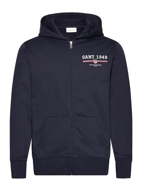 GANT | Graphic Full Zip Hoodie | M