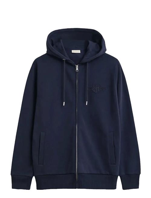 GANT | Reg Tonal Shield Full Zip Hoodie | M
