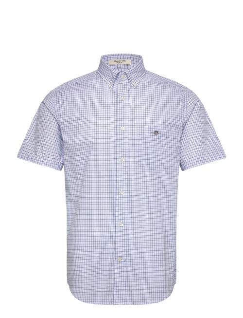GANT | Reg Classic Poplin Check Ss Shirt | S