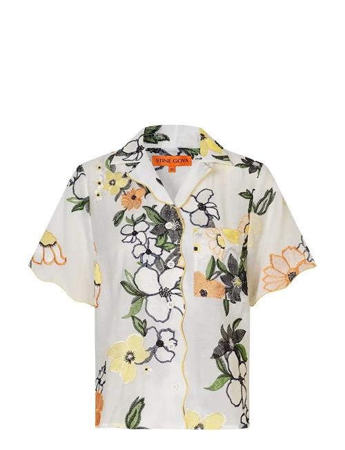 STINE GOYA | 2133 Tencel, Scalloped Short Sleeve | S