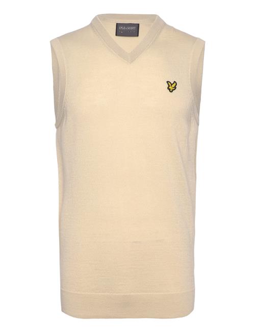 Lyle & Scott Sport | Merino Blend Knitted V-Neck Vest | L