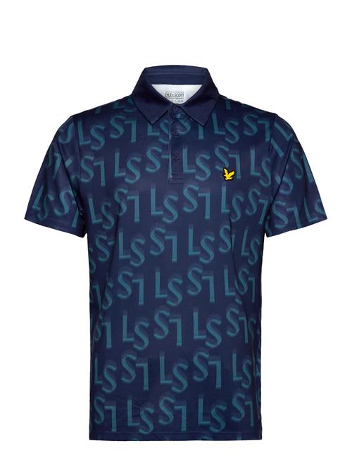 Lyle & Scott Sport | Ls Monogram Printed Polo Shirt | XXL