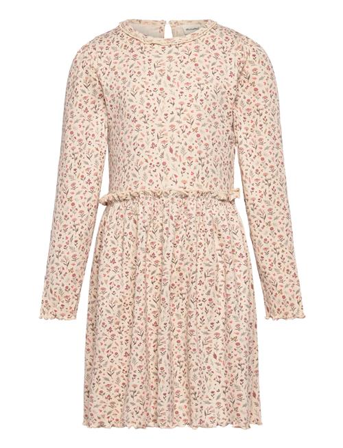 Minymo | Dress Ls Aop Rib | 92