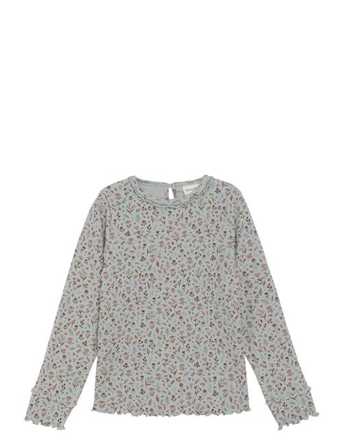 Minymo | T-Shirt Ls Aop Rib | 116