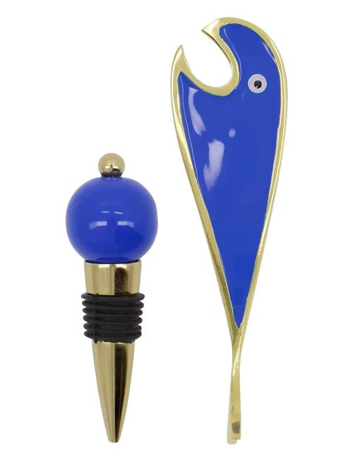 house doctor | Bar Tilbehør, Hdopen, Gylden;Blå | ONE SIZE