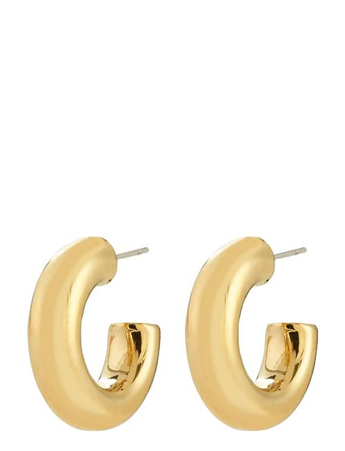 Pilgrim | Phase Small Hoops Gold-Plated | ONE SIZE