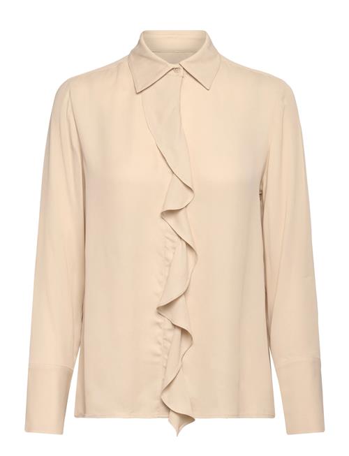 Gant | Reg Crepe Viscose Ruffle Blouse | 38