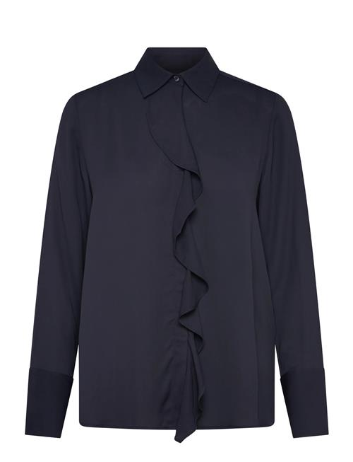 GANT | Reg Crepe Viscose Ruffle Blouse | 42