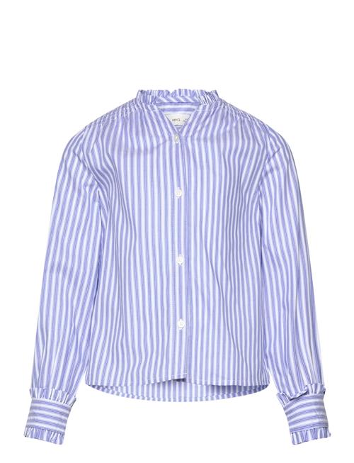 Mango | Striped Shirt With Pleated Details | 7