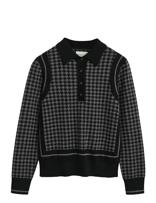 Gant | Houndstooth Jacquard Polo | XS