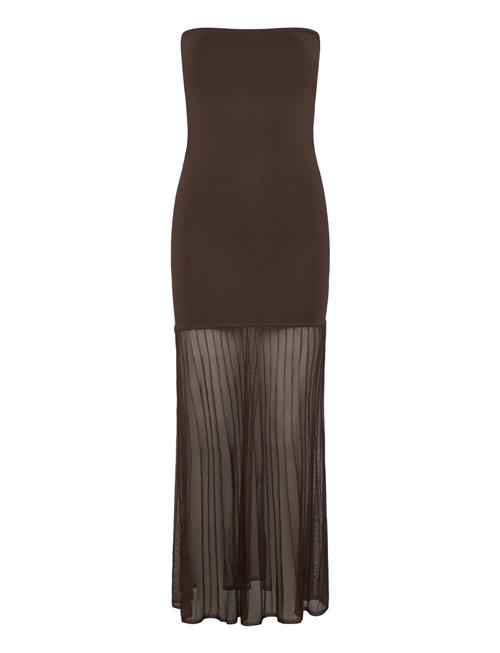 Malina | Isola Drop Waist Sheer Knitted Dress | L