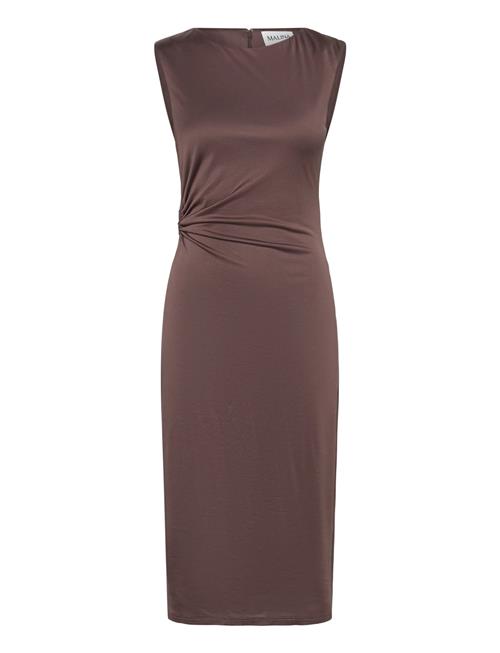 Malina | Marquis Ruched Cut Out Jersey Midi Dress | M