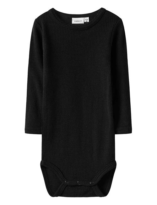 name it | Nbnwax Wool Rib Ls Body Noos | 56