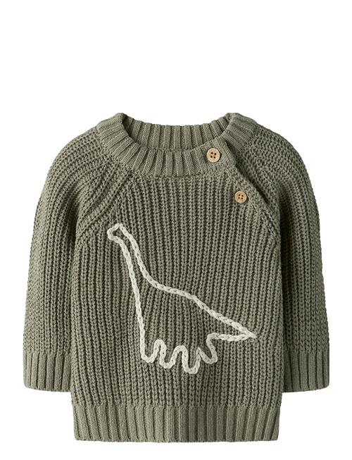 Lil'Atelier | Nbmemlen Emb Ls Knit Lil | 56