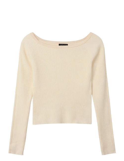 LMTD | Nlflarin Ls Boatneck Short S Knit | 134-140