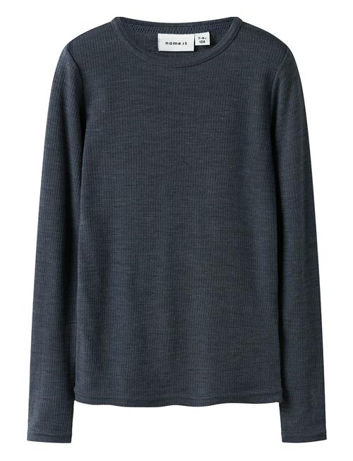 name it | Nknwax Wool Rib Ls Top | 116
