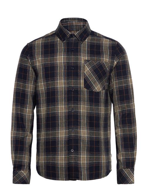 Knowledge Cotton Apparel | Dune Regular Check Flannel Shirt | XXL