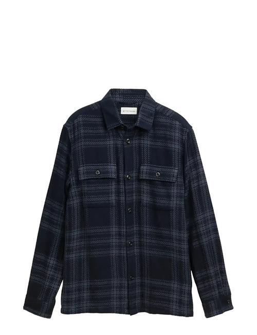 Tom Tailor | Knit-Look Checked Overshirt | XXL