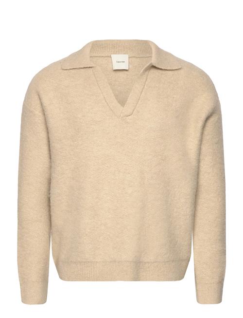 Calvin Klein | Ls Brushed Alpaca Johnny Collar | S