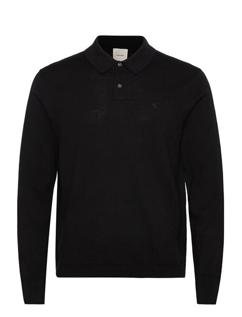 Calvin Klein | Ls 100 Merino Polo 14Gg | L