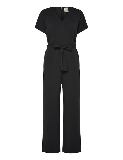 Calvin Klein | Stretch Crepe Jumpsuit With Belt | 34