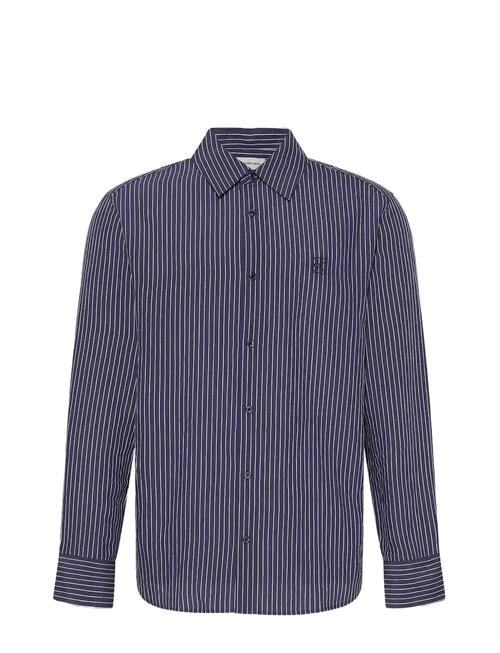 Calvin Klein | Ls Thin Striped Viscose Easy Shi | L