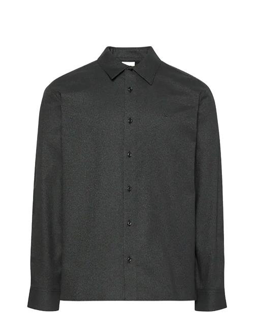 Calvin Klein | Ls Melange Flannel Easy Shirt | M