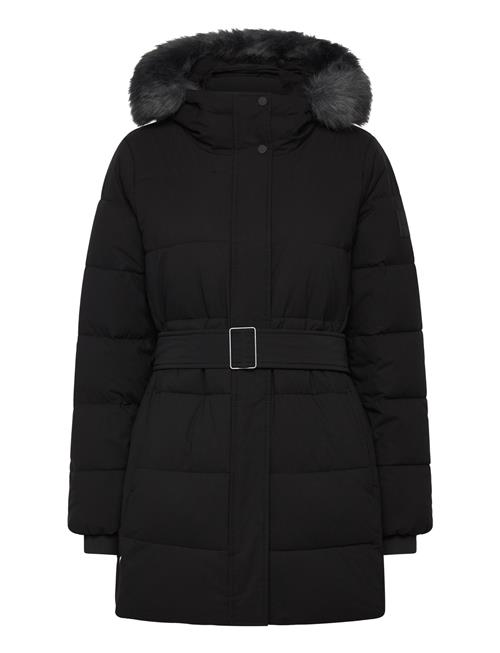 Calvin Klein | Belted Matte Quilted Jacket With | M