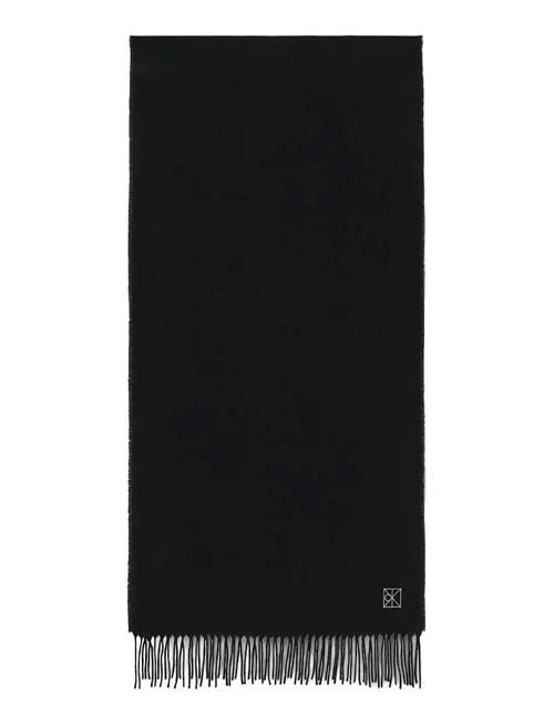 Calvin Klein | Emblem 2-Tone Fringe Mw Scarf | ONE SIZE