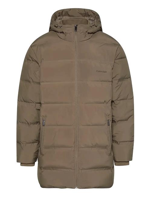 Calvin Klein | Ls Bonded Chnnld Long Hooded Puf | L