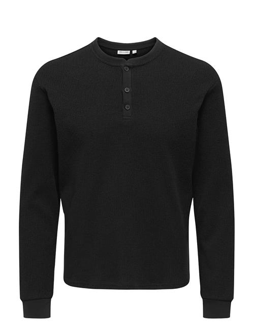 ONLY & SONS | Onstobie Reg Ls Henley Tee Noos | XXL