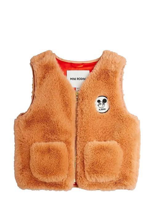 Mini Rodini | Ritzratz Patch Faux Fur Vest | 104/110