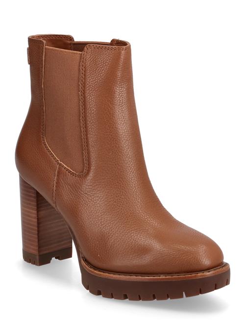 Lauren Ralph Lauren | Layne Pebbled Leather Bootie | 40