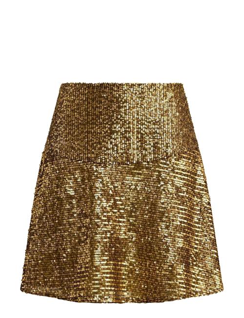 Lauren Ralph Lauren | Sequined Mesh A-Line Miniskirt | 40