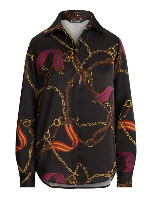 Lauren Ralph Lauren | Classic Fit Belting-Print Satin Shirt | M