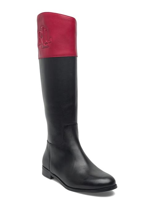 Lauren Ralph Lauren | Justine Ii Two-Tone Leather Riding Boot | 37
