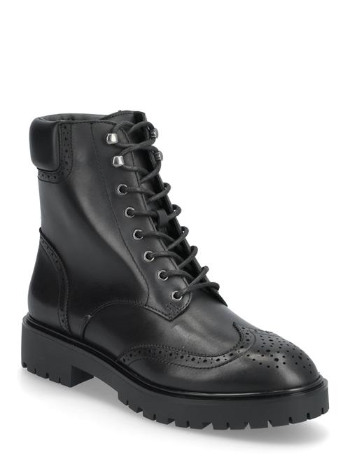 Lauren Ralph Lauren | Allyson Perforated Lace-Up Bootie | 39