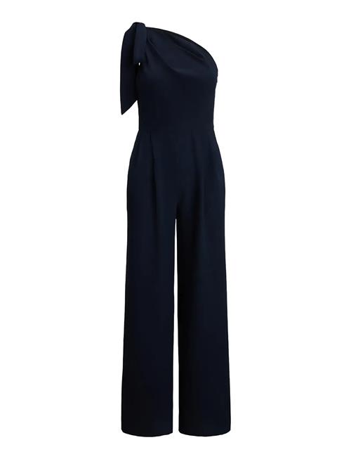 Lauren Ralph Lauren | Bow-Trim Crepe One-Shoulder Jumpsuit | 44