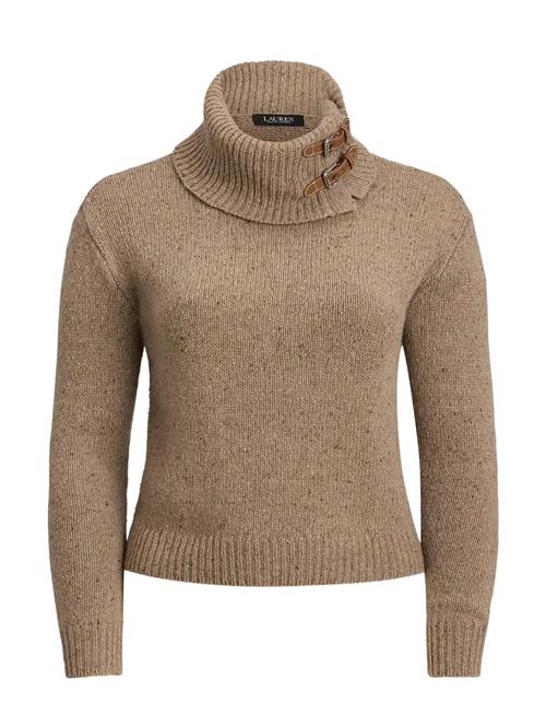 Lauren Ralph Lauren | Buckle-Trim Mélange Turtleneck Sweater | XS
