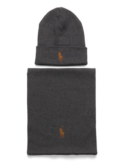 Polo Ralph Lauren | Rib-Knit Cotton Beanie & Scarf Gift Set | ONE SIZE