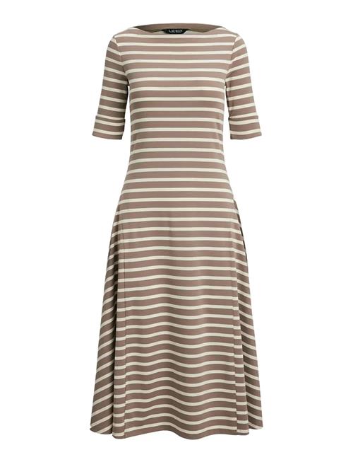 Lauren Ralph Lauren | Striped Stretch Cotton Midi Dress | S