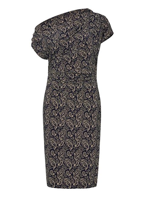 Lauren Ralph Lauren | Paisley Jersey Off-The-Shoulder Dress | 34