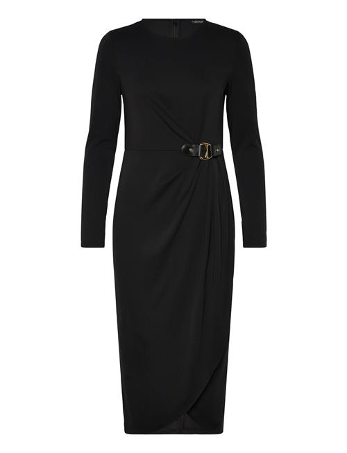 Lauren Ralph Lauren | Buckle-Trim Stretch Jersey Dress | 32