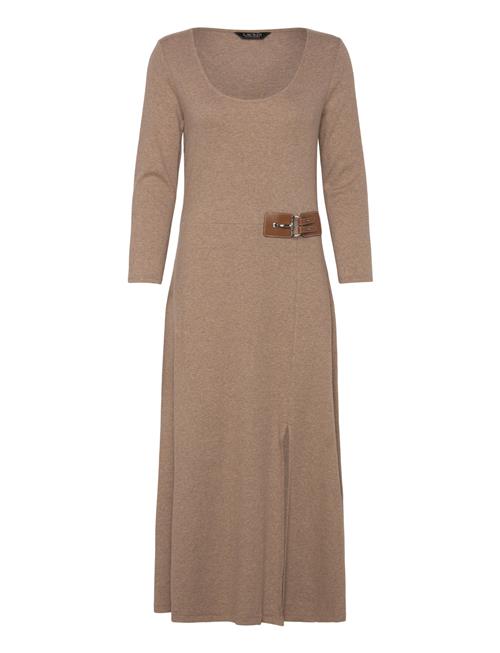 Lauren Ralph Lauren | Buckle-Trim Rib-Knit Midi Dress | 36